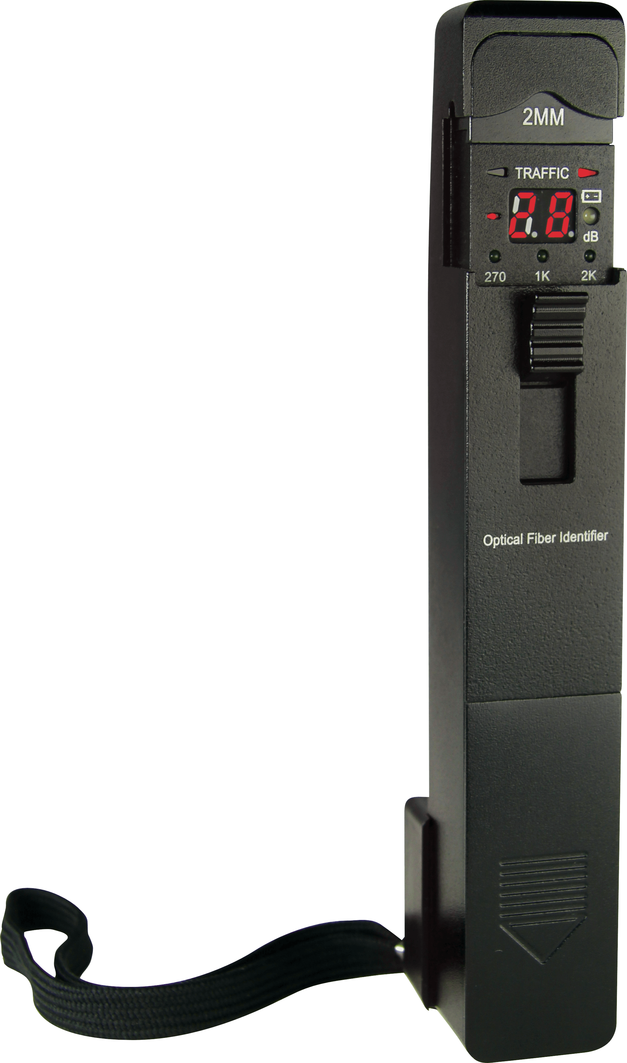Clip-on fiber identifier
