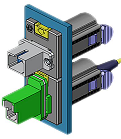 Plastic Optical Fiber Interchangeable Connector