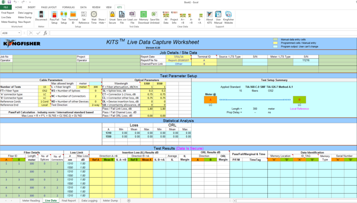 Fiber Optic Tester Software Downloads | Kingfisher International