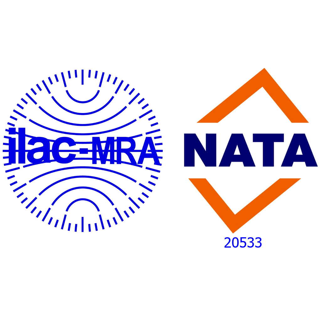 ILAC-NATA Accreditation Logo