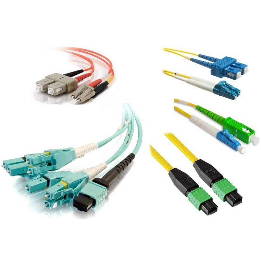 Mixed single mode & multimode fiber